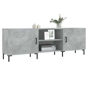 TV skříňka betonově šedá 150 x 30 x 50 cm kompozitní dřevo - obrázek 3