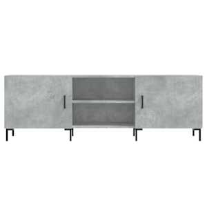 TV skříňka betonově šedá 150 x 30 x 50 cm kompozitní dřevo - obrázek 5