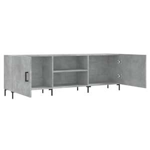 TV skříňka betonově šedá 150 x 30 x 50 cm kompozitní dřevo - obrázek 6