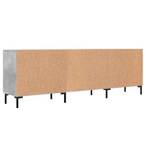TV skříňka betonově šedá 150 x 30 x 50 cm kompozitní dřevo - obrázek 8