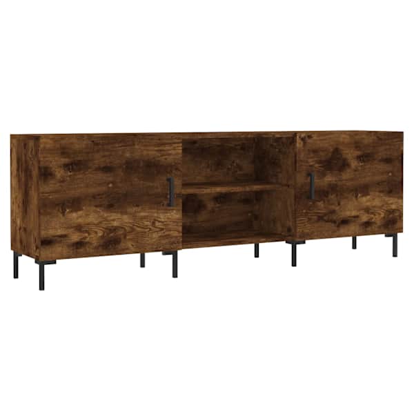 vidaXL telerikapp, suitsutatud tamm, 150x30x50 cm, tehispuit