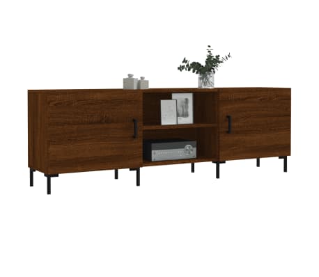 vidaXL Comodă TV, stejar maro, 150x30x50 cm, lemn compozit