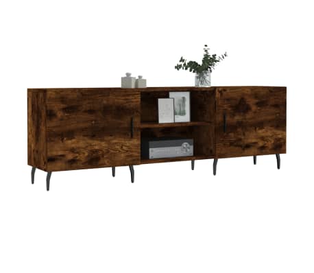 vidaXL TV skrinka, tmav&yacute; dub 150x30x50 cm, kompozitn&eacute; drevo