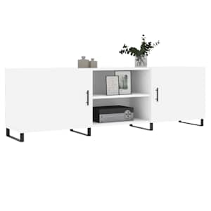 TV skříňka bílá 150 x 30 x 50 cm kompozitní dřevo - obrázek 3