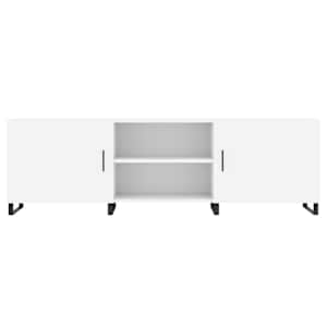 TV skříňka bílá 150 x 30 x 50 cm kompozitní dřevo - obrázek 5