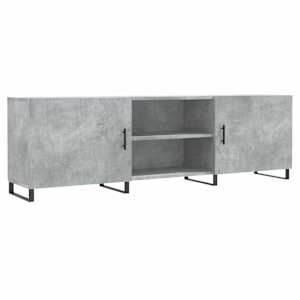 TV skříňka betonově šedá 150 x 30 x 50 cm kompozitní dřevo - obrázek 2