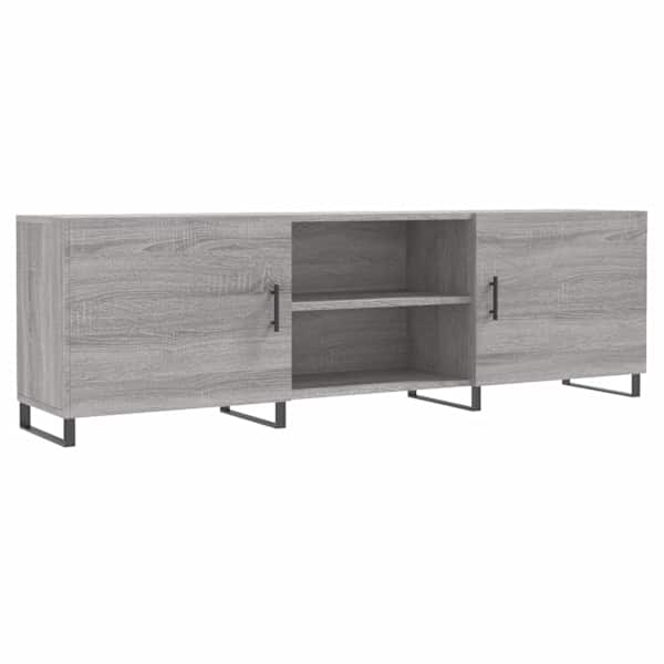 vidaXL telerikapp, hall Sonoma tamm, 150 x 30 x 50 cm, tehispuit
