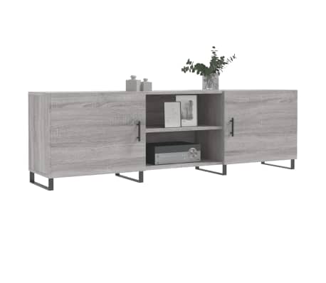 vidaXL Mueble para TV madera de ingeniería gris Sonoma 150x30x50 cm