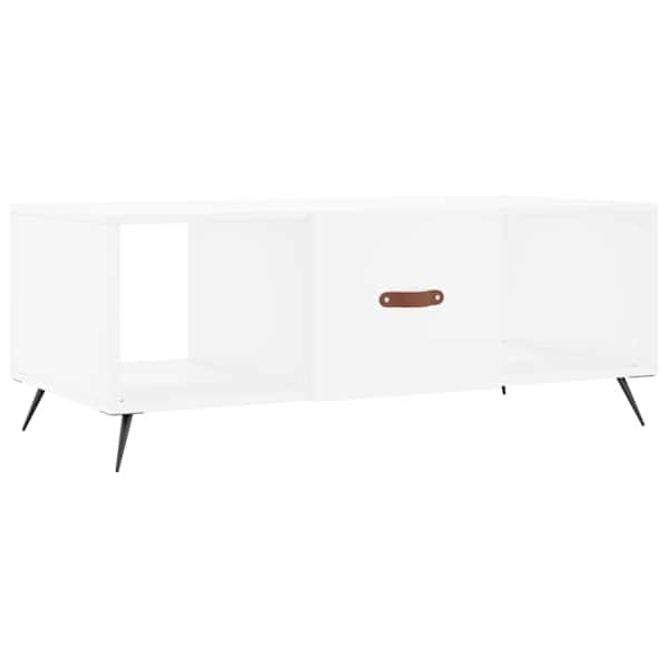 vidaXL kohvilaud, valge, 102 x 50 x 40 cm, tehispuit