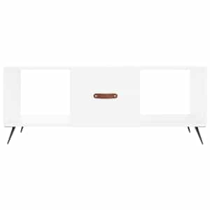 Konferenční stolek bílý 102 x 50 x 40 cm kompozitní dřevo - obrázek 5