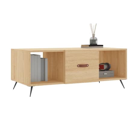 vidaXL Couchtisch Sonoma-Eiche 102x50x40 cm Holzwerkstoff