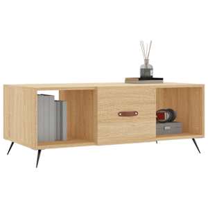 Konferenční stolek dub sonoma 102 x 50 x 40 cm kompozitní dřevo - obrázek 3