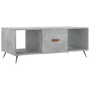 Konferenční stolek betonově šedý 102x50x40 cm kompozitní dřevo - obrázek 2