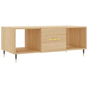 Konferenční stolek dub sonoma 102 x 50 x 40 cm kompozitní dřevo - obrázek 2