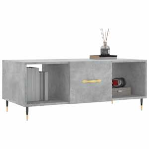 Konferenční stolek betonově šedý 102x50x40 cm kompozitní dřevo - obrázek 3