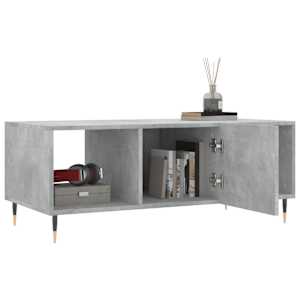 Konferenční stolek betonově šedý 102x50x40 cm kompozitní dřevo - obrázek 4