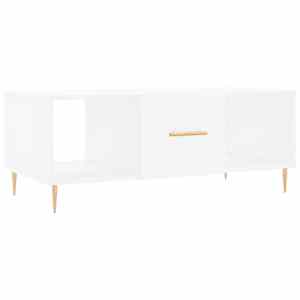 Konferenční stolek bílý 102 x 50 x 40 cm kompozitní dřevo - obrázek 2