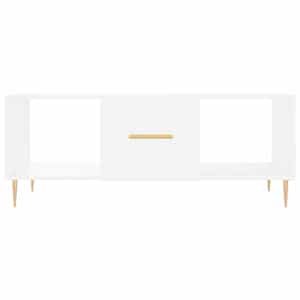 Konferenční stolek bílý 102 x 50 x 40 cm kompozitní dřevo - obrázek 5