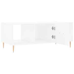 Konferenční stolek bílý 102 x 50 x 40 cm kompozitní dřevo - obrázek 6