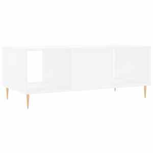 Konferenční stolek bílý 102 x 50 x 40 cm kompozitní dřevo - obrázek 8