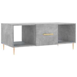 Konferenční stolek betonově šedý 102x50x40 cm kompozitní dřevo - obrázek 2