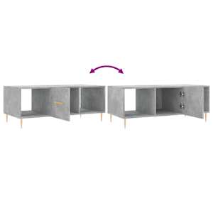 Konferenční stolek betonově šedý 102x50x40 cm kompozitní dřevo - obrázek 9