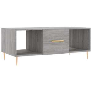 Konferenční stolek šedý sonoma 102x50x40 cm kompozitní dřevo - obrázek 2