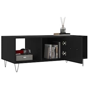 Konferenční stolek černý 102 x 50 x 40 cm kompozitní dřevo - obrázek 4