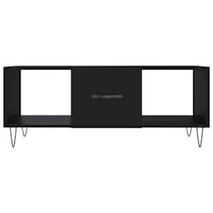 Konferenční stolek černý 102 x 50 x 40 cm kompozitní dřevo - obrázek 5