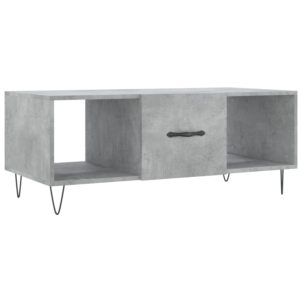vidaXL Konferenční stolek betonově šedý 102x50x40 cm kompozitní dřevo