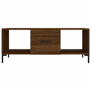 Konferenční stolek hnědý dub 102 x 50 x 40 cm kompozitní dřevo - obrázek 5