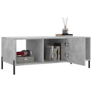 Konferenční stolek betonově šedý 102x50x40 cm kompozitní dřevo - obrázek 4