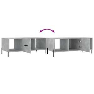 Konferenční stolek betonově šedý 102x50x40 cm kompozitní dřevo - obrázek 9
