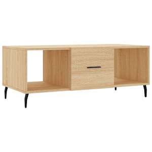 Konferenční stolek dub sonoma 102 x 50 x 40 cm kompozitní dřevo - obrázek 2