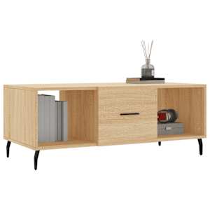 Konferenční stolek dub sonoma 102 x 50 x 40 cm kompozitní dřevo - obrázek 3