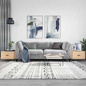 Konferenční stolky 2 ks dub sonoma 50x50x40 cm kompozitní dřevo - obrázek 1