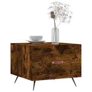 Konferenční stolky 2 ks kouřový dub 50x50x40cm kompozitní dřevo - obrázek 3