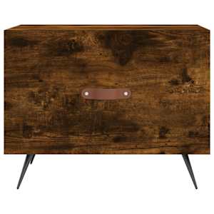 Konferenční stolky 2 ks kouřový dub 50x50x40cm kompozitní dřevo - obrázek 6