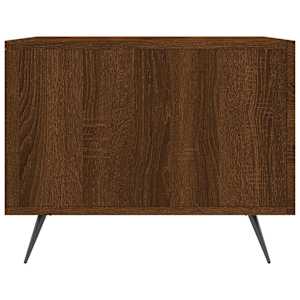 Konferenční stolky 2 ks hnědý dub 50x50x40 cm kompozitní dřevo - obrázek 8