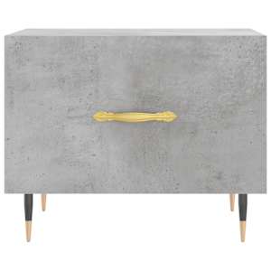 Konferenční stolek betonově šedý 50x50x40 cm kompozitní dřevo - obrázek 5
