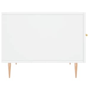 Konferenční stolek bílý 50 x 50 x 40 cm kompozitní dřevo - obrázek 7