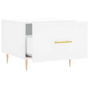 Konferenční stolky 2 ks bílé 50 x 50 x 40 cm kompozitní dřevo - obrázek 7
