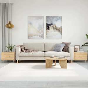 Klubske mizice 2 kosa sonoma hrast 50x50x40 cm inženirski les