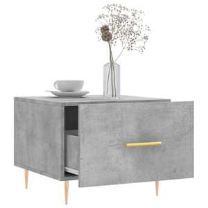 Konferenční stolek betonově šedý 50x50x40 cm kompozitní dřevo - obrázek 4