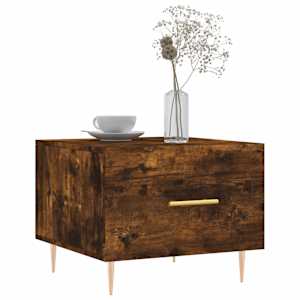 Konferenční stolky 2 ks kouřový dub 50x50x40cm kompozitní dřevo - obrázek 3
