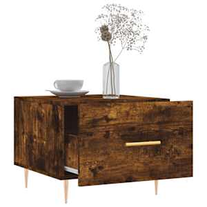 Konferenční stolky 2 ks kouřový dub 50x50x40cm kompozitní dřevo - obrázek 4
