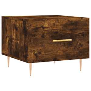 Konferenční stolky 2 ks kouřový dub 50x50x40cm kompozitní dřevo - obrázek 5