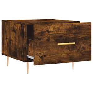Konferenční stolky 2 ks kouřový dub 50x50x40cm kompozitní dřevo - obrázek 7