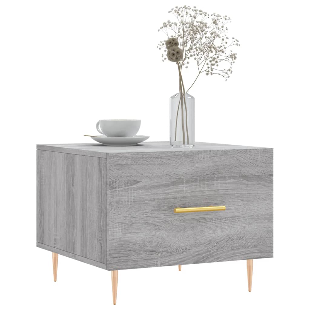 Thumbnail - vidaXL Couchtische 2 Stk. Grau Sonoma 50x50x40 cm Holzwerkstoff