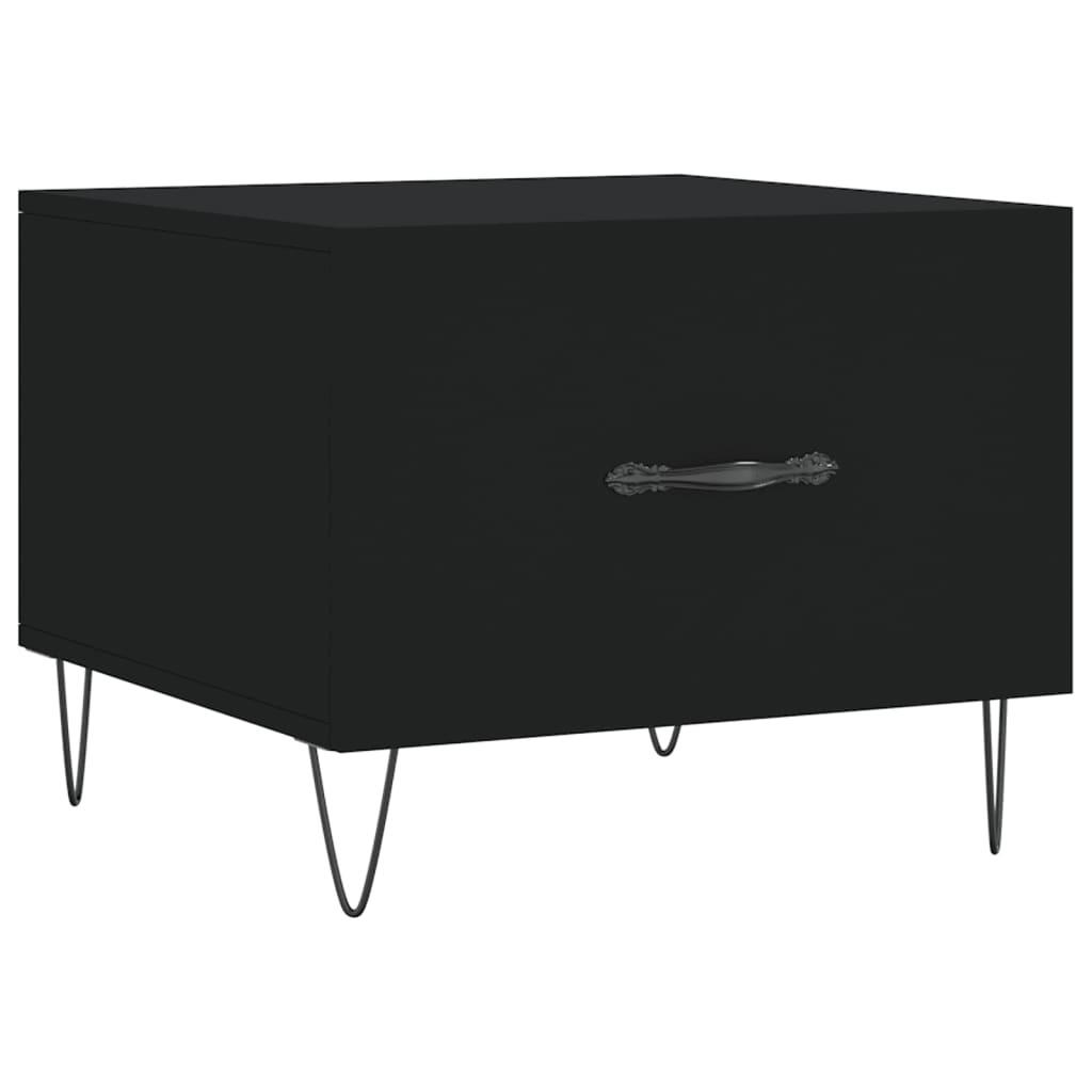 vidaXL Konferenční stolek černý 50 x 50 x 40 cm kompozitní dřevo